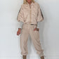 Weste mit Streifen - beige-mokka