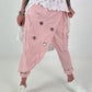 Stylische Hose im Knit-Look - rosa