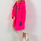 Mantel Modell "Flower Hope" - neonpink