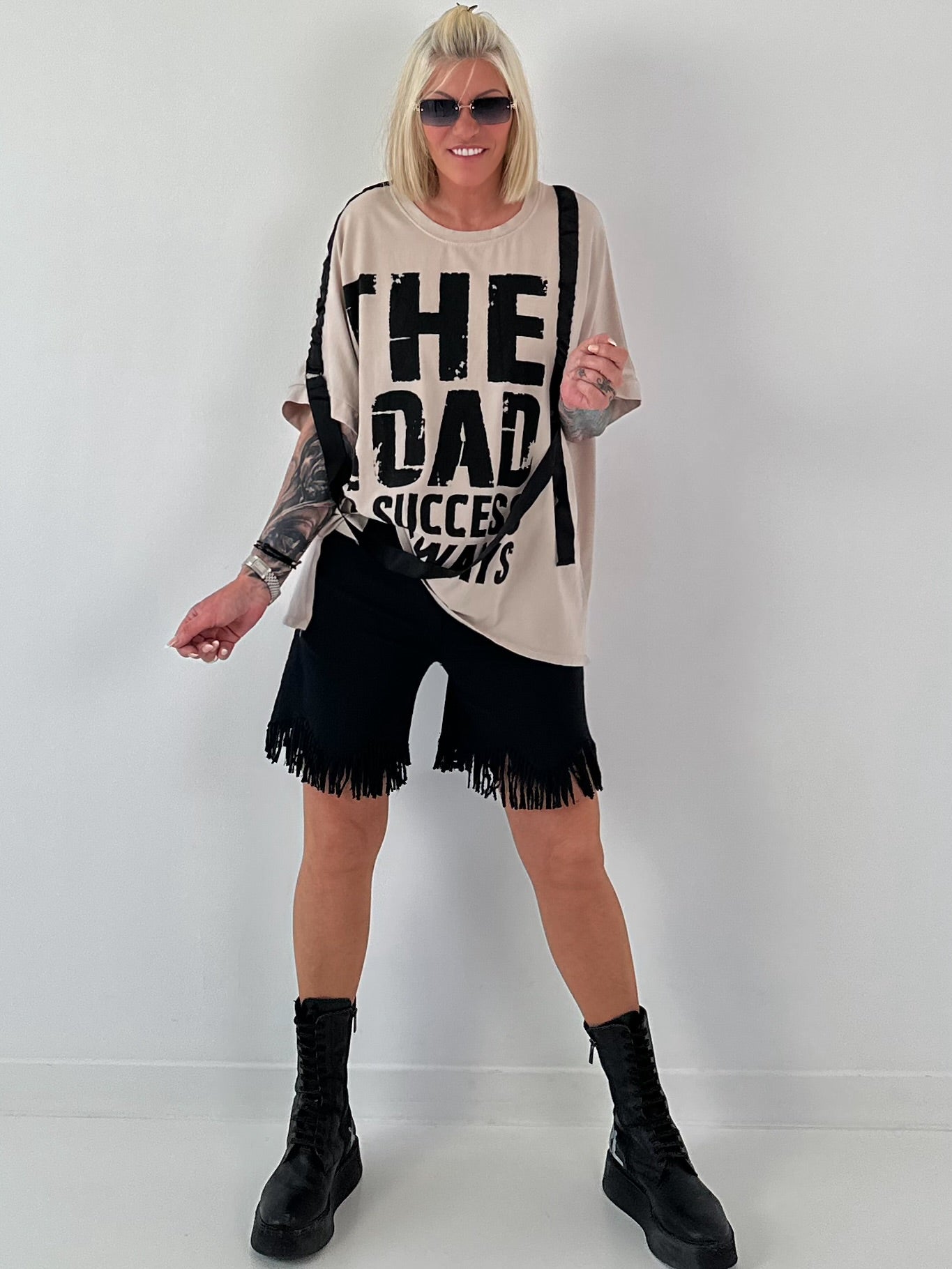 Oversized T-shirt on Tour - pink