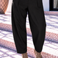Casual Balloon Trousers - Black