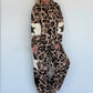 Zweiteiler mit Leo-Print und Stern-Patches - mehrfarbig