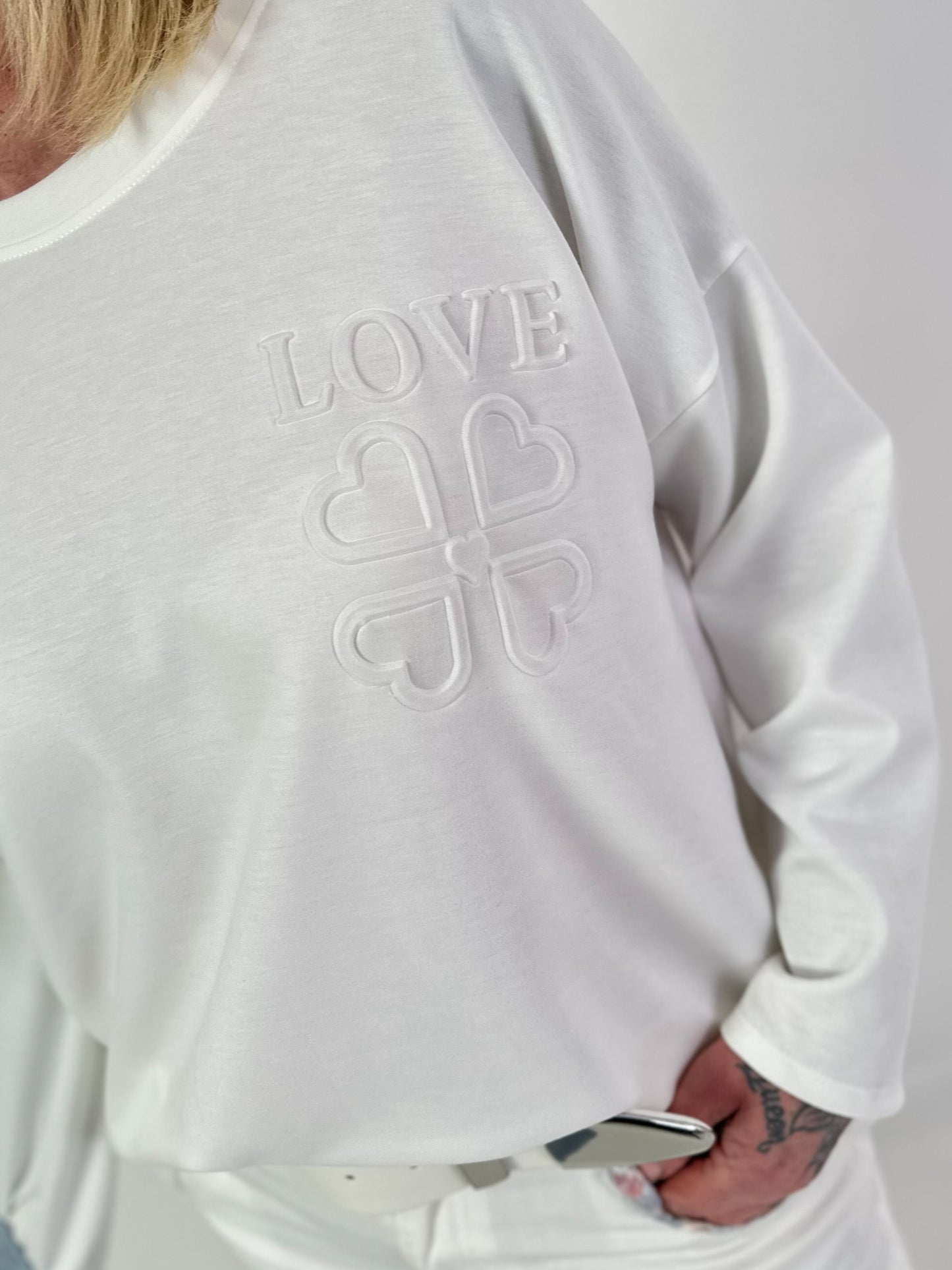 Sweater Love - weiss