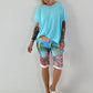 Oversized T-shirt - turquoise