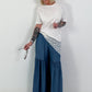 T-shirt with glitter details - white