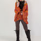 Weicher Oversized Grobstrickpullover  - mehrfarbig