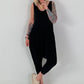 Jumpsuit mit Nieten- schwarz