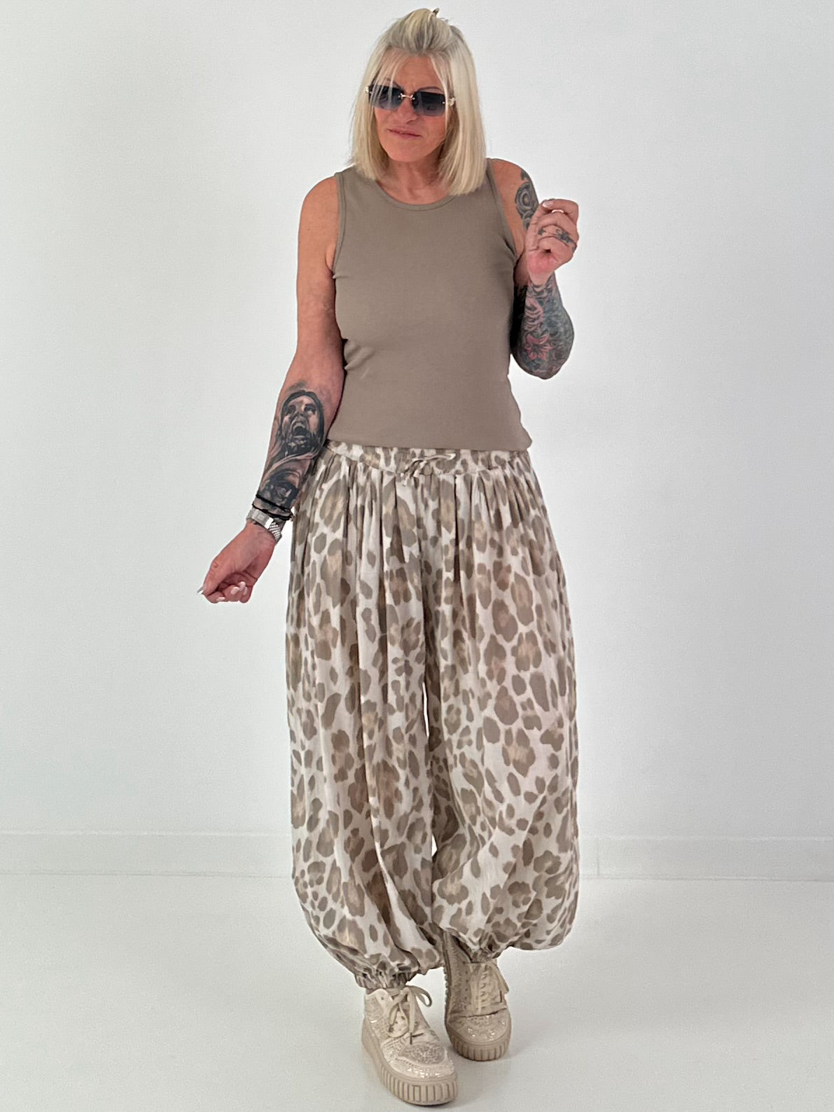 Ripp Tank Top  - taupe