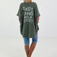 Oversized Shirt Summer - khaki