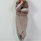 Bomberjacke mit Kapuze - taupe