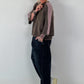 Pullover mit halbem Arm - taupe