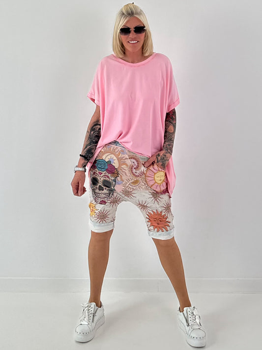 Oversized T-shirt - roze