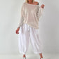 Leichter Oversized Pullover - beige