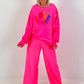 Sweater Love Yourself - neon pink