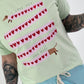 Shirt Dog Love - mint