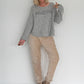 Weicher Pullover Whatever - grau