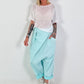 Summer knit short-sleeved sweater - white