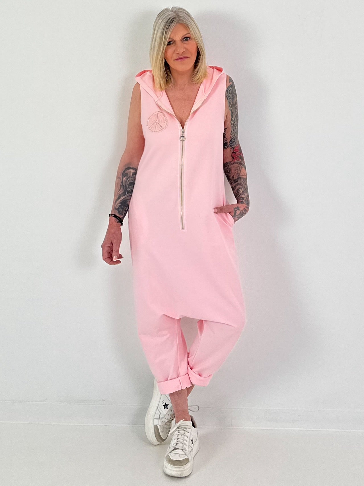 Jumpsuit Peace - rosa