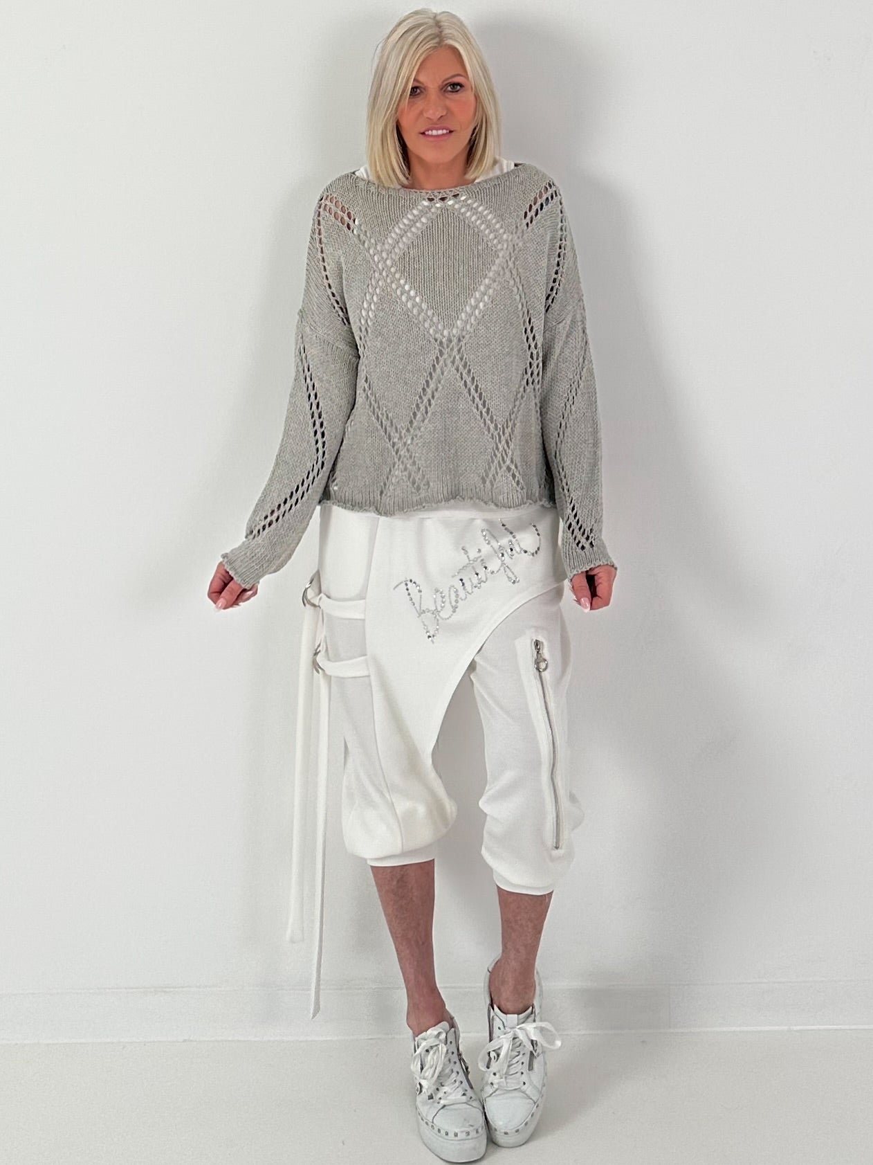 Baggy Hose Beautiful - weiss