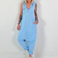 Jumpsuit Peace - hellblau