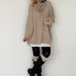 Rippstrickpullover - beige