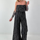 Romantischer Sommer Overall - mokka