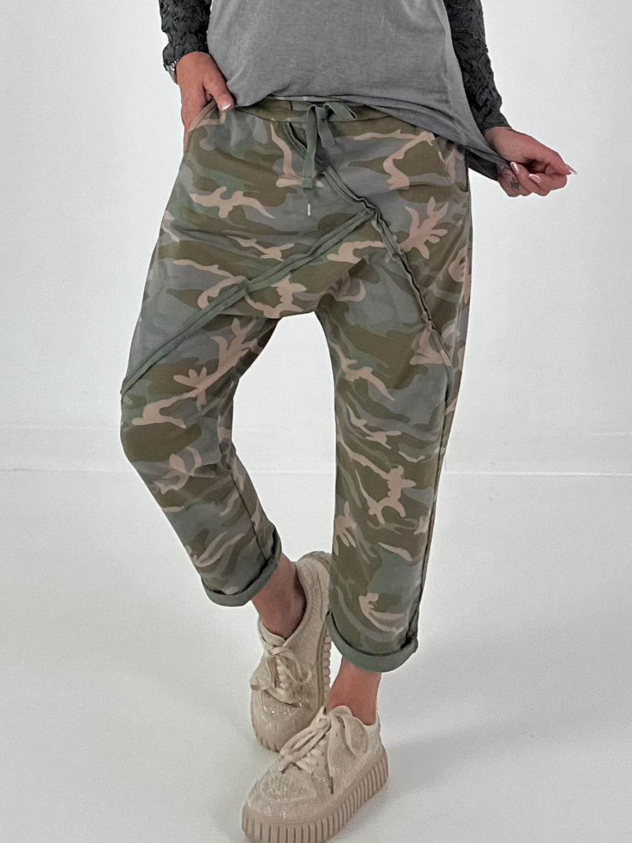 Camouflage Baggy  - khaki - mehrfarbig