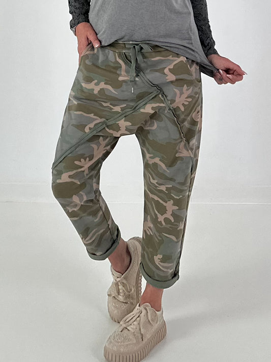 Camouflage Baggy  - khaki - mehrfarbig