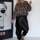 Ballonsweater im All Over Leo-Look - beige-leo-mehrfarbig