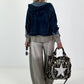 Jeansjacke im Used-Look mit Kapuze - denim