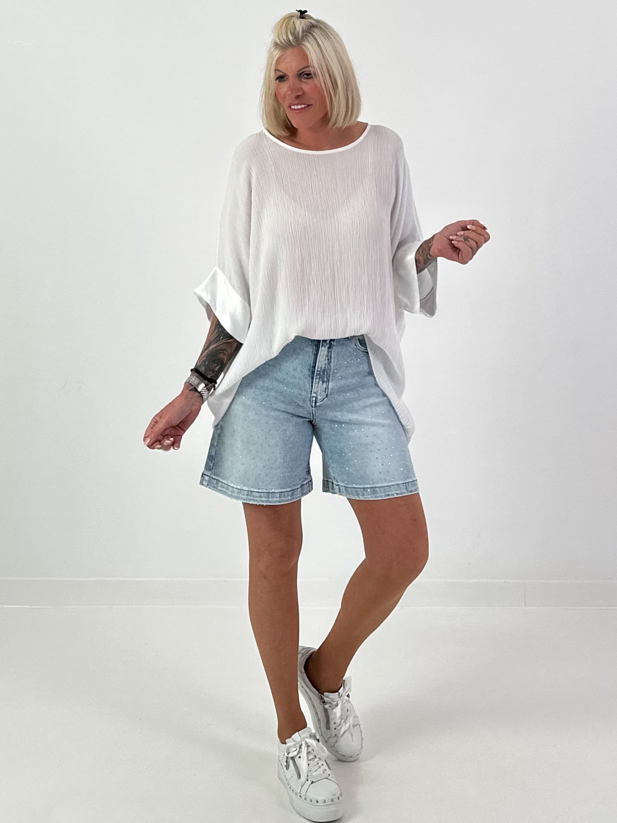 Structured shirt - white