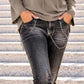 Ripp-Hoodie - taupe