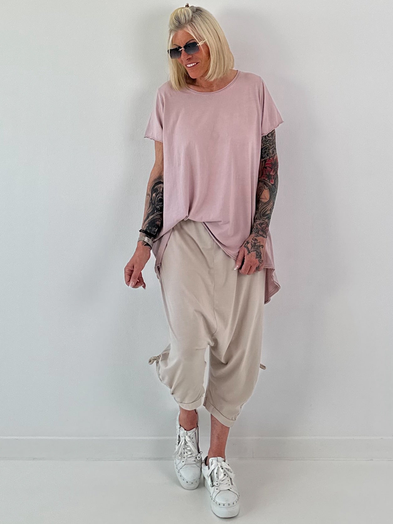 Oversized T-Shirt - puderrosa