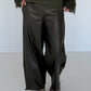 Vegane Lederhose 2 Looks - oliv