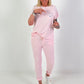 Fine Knit Dog Mom Shirt - Pink