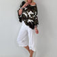 Sweatshirt model "Lace Whisper" - beige