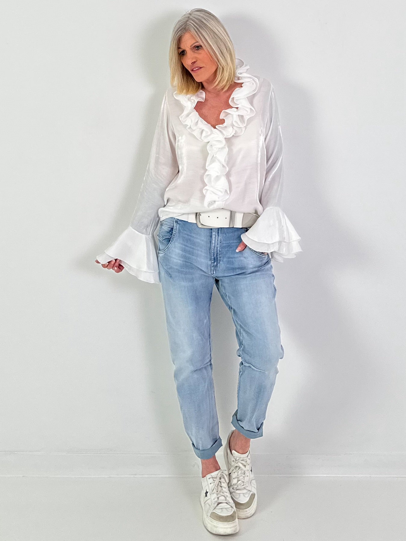 Boyfriend Jeans - light-denim