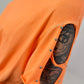 Shirt mit Nieten und Cut-Outs - neonorange