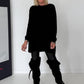 Longpullover - schwarz