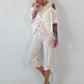 Tunika mit integrierten Top - beige