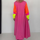 Bouclé Longweste - candypink