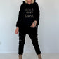 Hoodie Don´t Overthink - schwarz