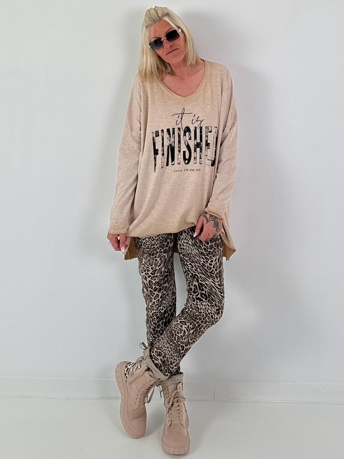 Oversized Shirt Finished - camel