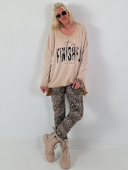 Oversized Shirt Finished - camel