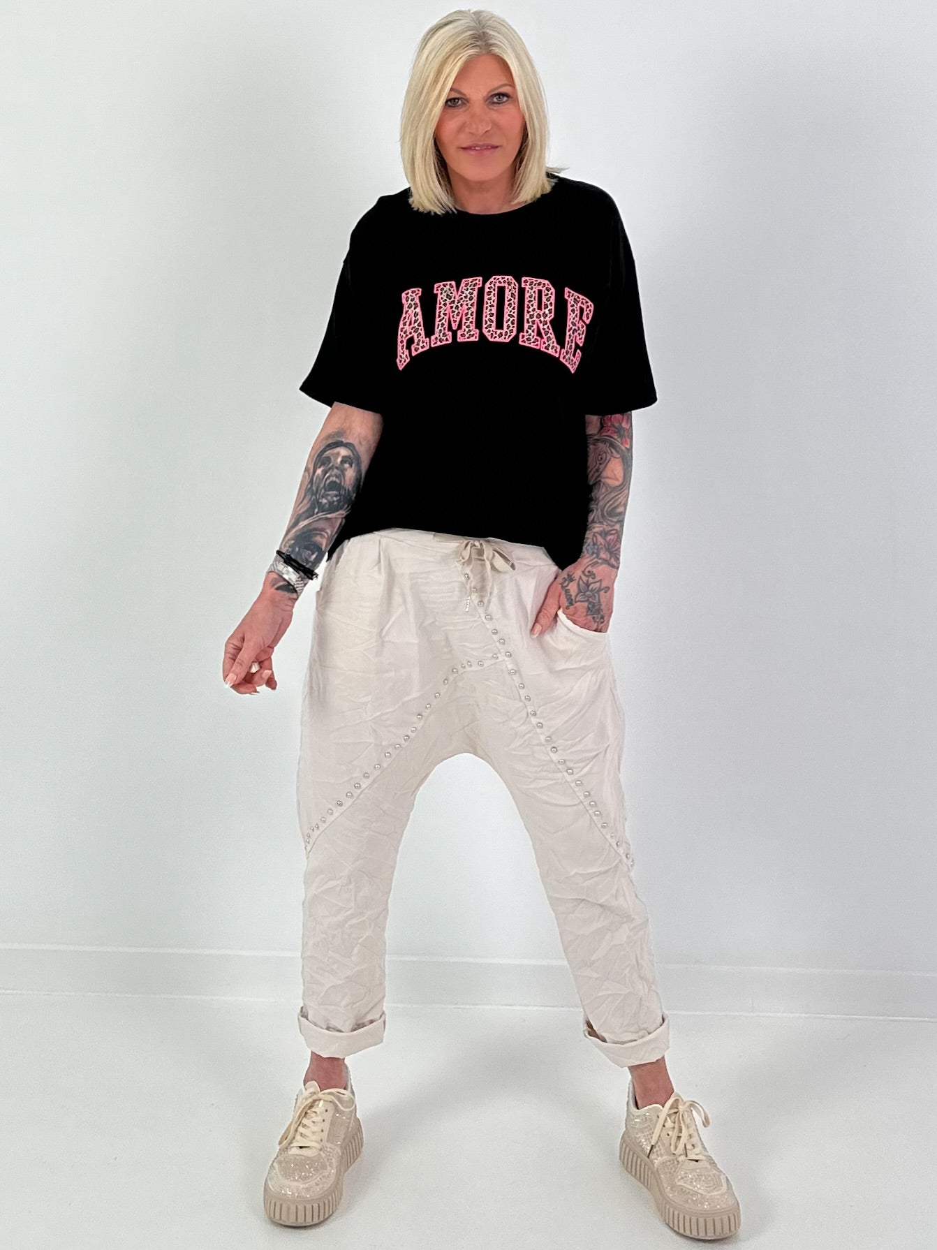 T-Shirt Amore - schwarz