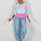 Cropped Sweater Happiness - mint