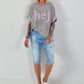 T-Shirt Hej - grey