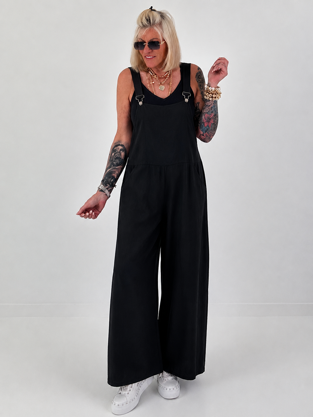 Marlene-style jumpsuit - black