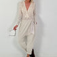 Kanten bodysuit - beige