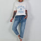 T-Shit Charme - weiss-hellblau